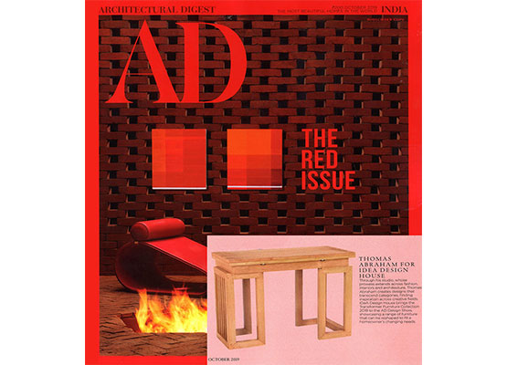 Thomas Abraham and Idea Design for The Architectural Digest show